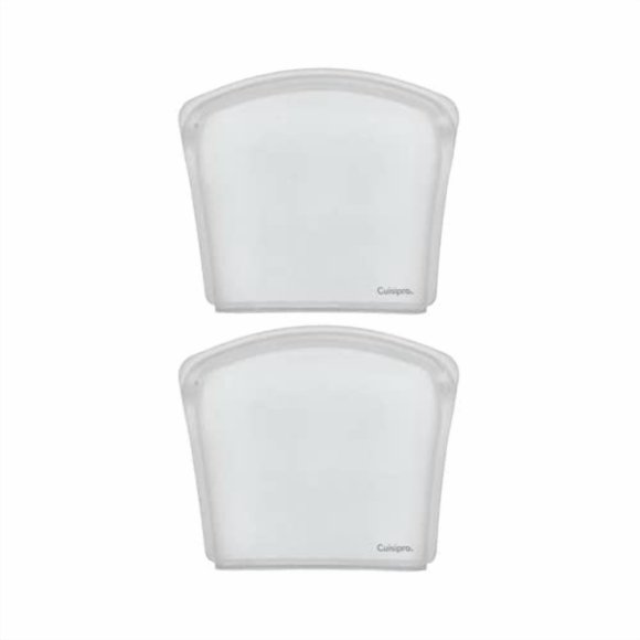 Browne Foodservice Bolsas de Silicona Cuisipro Pack-It 20x18 cm 800 ml Paquete de 2