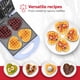 thumbnail image 4 of Waffle Maker Holstein Housewares Antiadherente en Forma de Corazón para 4 Waffles, 4 of 5