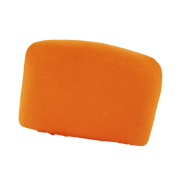 Funda Protectora Decorativa Para Respaldo De Silla De Oficina, Ideal Para Sala De Juegos, Estudio O Bodas. Color Naranja/amarillo. 28x48 Cm.