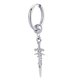thumbnail image 1 of Pendientes De Acero Inoxidable Clip De Oreja Largo Pendiente De Clip De Oreja Plata 1pc, 1 of 5