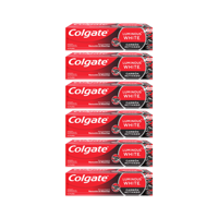 Pack 6 Pasta Dental Colgate Luminous White Carbón Activado 70 G