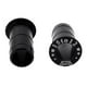 thumbnail image 1 of Adaptador del asiento del asiento de conversión del eje delantero del cubo de la bicicleta de 2 piezas de 15 mm a 12 mm negro, 1 of 3