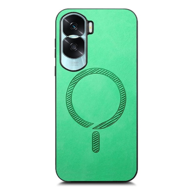 Magnetic Slim Case for Honor X50i with Camera Guard & Anti-Scratch Back Green