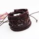 thumbnail image 3 of Xiao Hua Pulsera Tejida de Cuero Deportiva Ancha Pulsera Punk para Hombre y Mujeres, 1 Set, 3 of 4