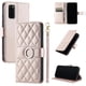 thumbnail image 1 of Funda Acolchada con Anilla y Correa para Samsung Galaxy S20 Slots para Tarjetas Oro rosa, 1 of 5