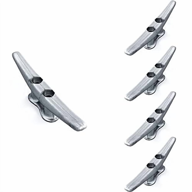 Bitas para muelle Simplified Living de hierro galvanizado resistente a la intemperie, 6 pulgadas