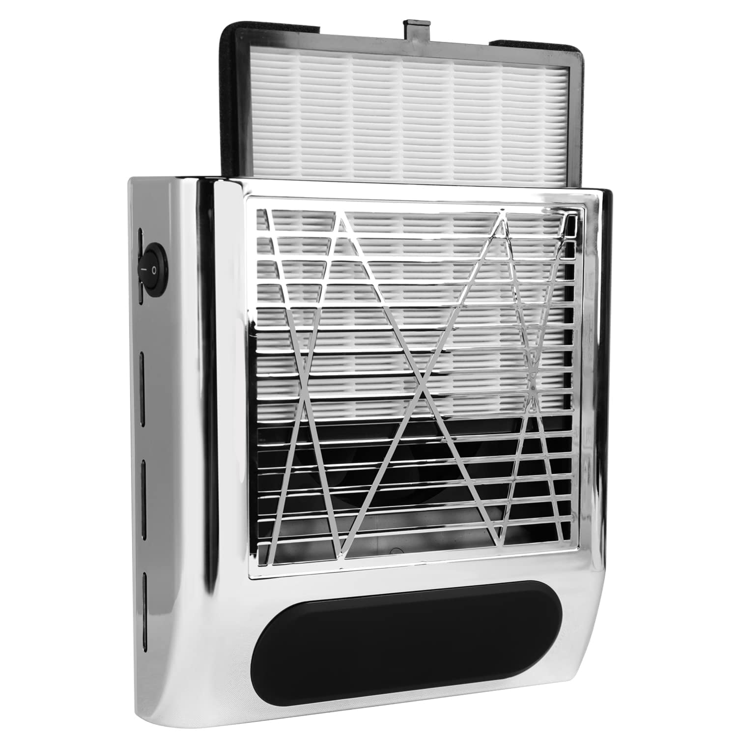 Aspiradora Colectora De Polvo De Uñas Cofashion 80w Silver