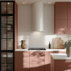 Masisa - Revestimiento Micro Ripado 32 Terracota Pigmentado 2480X218Mm