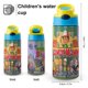 thumbnail image 2 of Manny Manitas Botella de Agua con Tapa Pop Top de Un Toque, Acero Inoxidable, a Prueba de Fugas, para Deportes, Botella Infantil azul 12 oz, 2 of 6