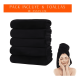 thumbnail image 2 of Pack 6 toalla peluqueria hotel barberia spa gym 35x75 Negra, 2 of 3