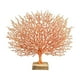 thumbnail image 5 of Escultura De Coral De Plástico Adorno De Mesa Decoración Estatuilla De Mesa Naranja, 5 of 5