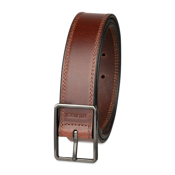 Cinturón Tommy Hilfiger reversible con barra central cuadrada de cuero