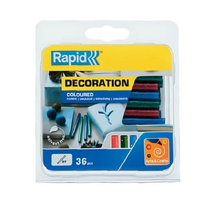 Rapid - 36 Barras De Silicona Glitter 7Mm X 90Mm Colores - Ps