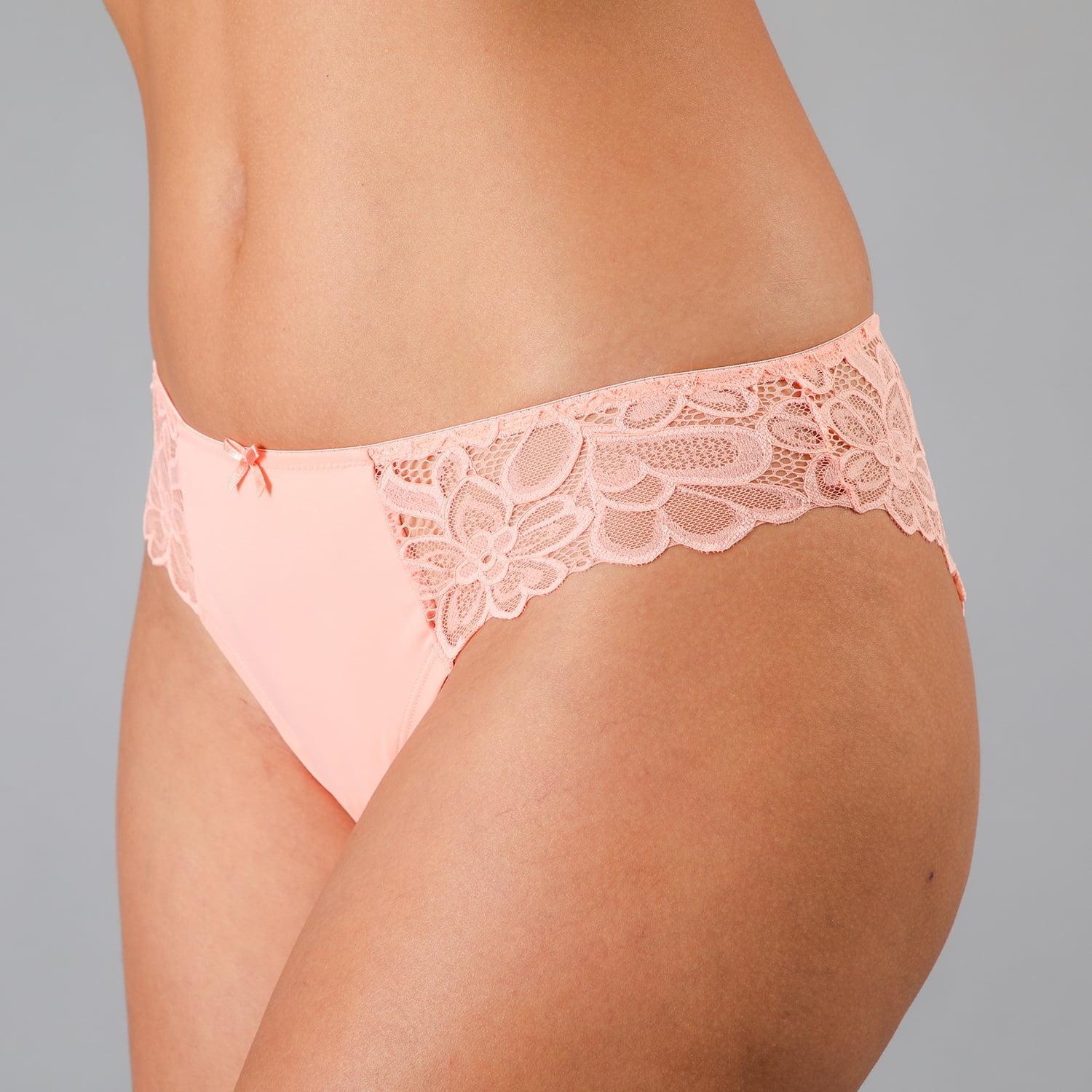 Bikini Lycra Y Encaje Flor Flores Mujer 13506-243