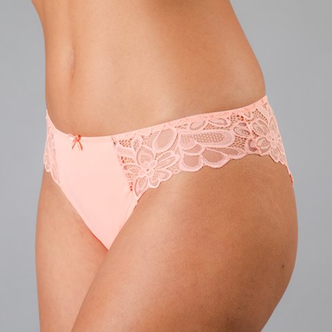 Bikini Lycra Y Encaje Flor Flores Mujer 13506-243