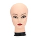 thumbnail image 2 of Cabeza De Maniquí Calva, Cabeza De Entrenamiento Resistente Para Exhibición, Sombrero, Auriculares, Peluquería, Base Negra, 2 of 5