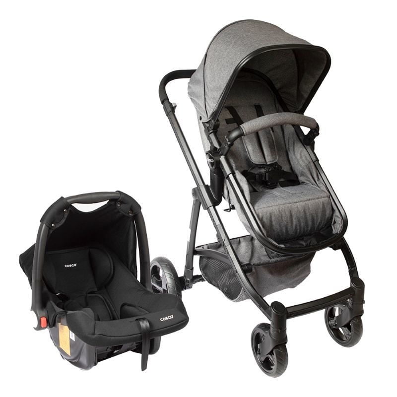 Cosco - Coche Bebé Travel System Morgan Gris/Mxz-Ed