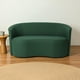 thumbnail image 3 of Sofa Curvo En Lino Verde, 3 of 3