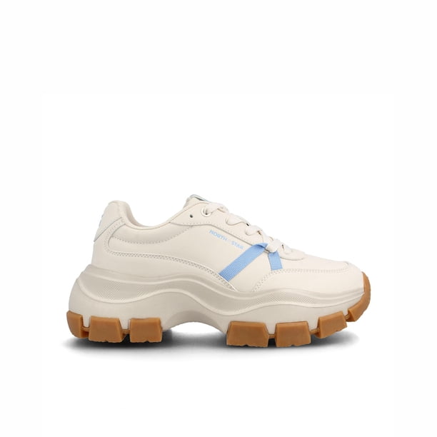 Zapatilla Mujer North Star Boor Beige/Azul
