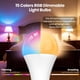 thumbnail image 2 of Bombilla LED Recargable KINDEEP E26 RGB con Control Remoto, 2 of 9