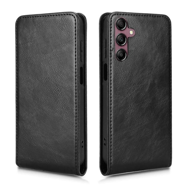 Funda tipo folio para Samsung Galaxy A15 4G/5G con soporte magnético y protección para la cámara Negro