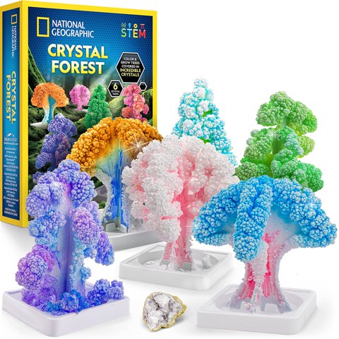 Blue Marble - Kit De Cultivo Crystal Para Niños De National Geographic Con Material De Arte