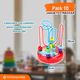 thumbnail image 4 of Pack 10 Juguetes Didácticos Encaje de Madera Para Niños Montessori, 4 of 9
