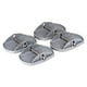 thumbnail image 2 of Set de 4 Adaptadores de Instalación para Almohadilla de Gato Profesional, Color Gris, 2 of 3