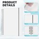 thumbnail image 3 of Cuaderno PUREZON A5 21x14,5 cm Pack de 4 Papel Cuadriculado, 3 of 7