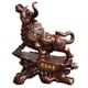 thumbnail image 1 of Estatua Feng Shui Import de poliresina marrón de buey auspicioso, 21 cm, 1 of 1