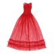 thumbnail image 4 of Vestido De Dama De Honor De Tul De Encaje Vestido De Fiesta De Baile Para 1/3 Mu?ecas BJD Rojo, 4 of 5