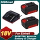 thumbnail image 1 of 2 Packs Packs de Batería de 18V 3000mAh Compatibles con Einhell Tools X-Change 4511396 4511437neu PXBP-600 PX-BAT52 Herramientas Eléctricas Inalámbricas set de Batería+cargador, 1 of 8