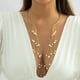 thumbnail image 1 of Elegant Fine Jewelry For Women & Girls: Exaggerate Faux Pearl Tassel Open Choker Necklace, 1 of 4