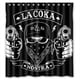 thumbnail image 1 of Cortina de ducha La Coka Nostra, juego de cortinas de baño con ganchos, tamaño 66 x 72 pulgadas, 1 of 3