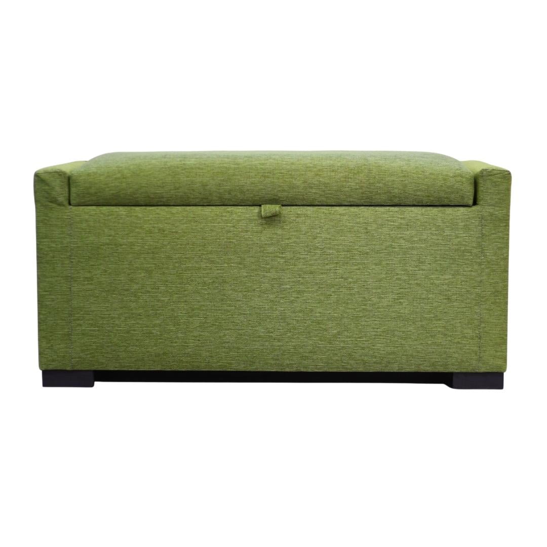 Máxima Design - Banqueta Leyzy Con Baúl Verde Pistacho