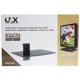 thumbnail image 3 of Estante de vidrio de montaje en pared UAX UAX1SLF para reproductores de DVD y más, 3 of 5