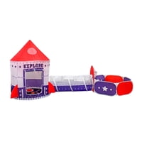 Genérico - Carpa Infantil Tunel Gateo Nave Espacial 3 En 1 - Re1319