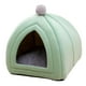 thumbnail image 2 of Gato Cama Cachorro Perrera Sofá Semicerrado Invierno Para Gatos Perros Suministros Verde, 2 of 5