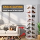 thumbnail image 2 of Zapatero SpaceAid de almacenamiento giratorio de 8 niveles, blanco, 71,9 cm, 2 of 7