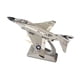 thumbnail image 3 of Modelo De Caza A Escala 1/144, Modelo De Avión De Aleación Fundida A Presión Para Estanterías, Cafeterías Y Bares, Color Gris Plateado., 3 of 5