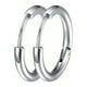 thumbnail image 3 of 2pcs/Pair Stylish Minimalist Round Earrings - Perfect Gift for Men, Family, Friends, and Partners!, 3 of 4