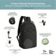 thumbnail image 3 of Mochila Travelon Roam Convertible Antirrobo de Nylon, 3 of 8
