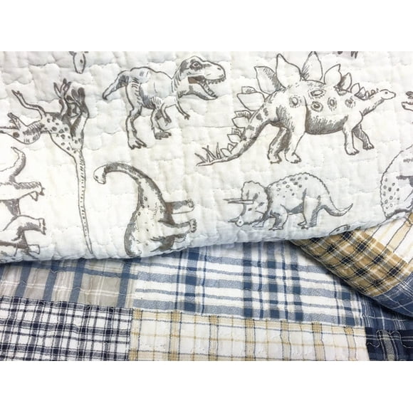 Juego de edredón Cozy Line Home Fashions Benjamin Dinosaur