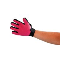 Defensor Forever - Guante Tipo Cepillo, Limpia Pelos Para Tu Mascota Rojo