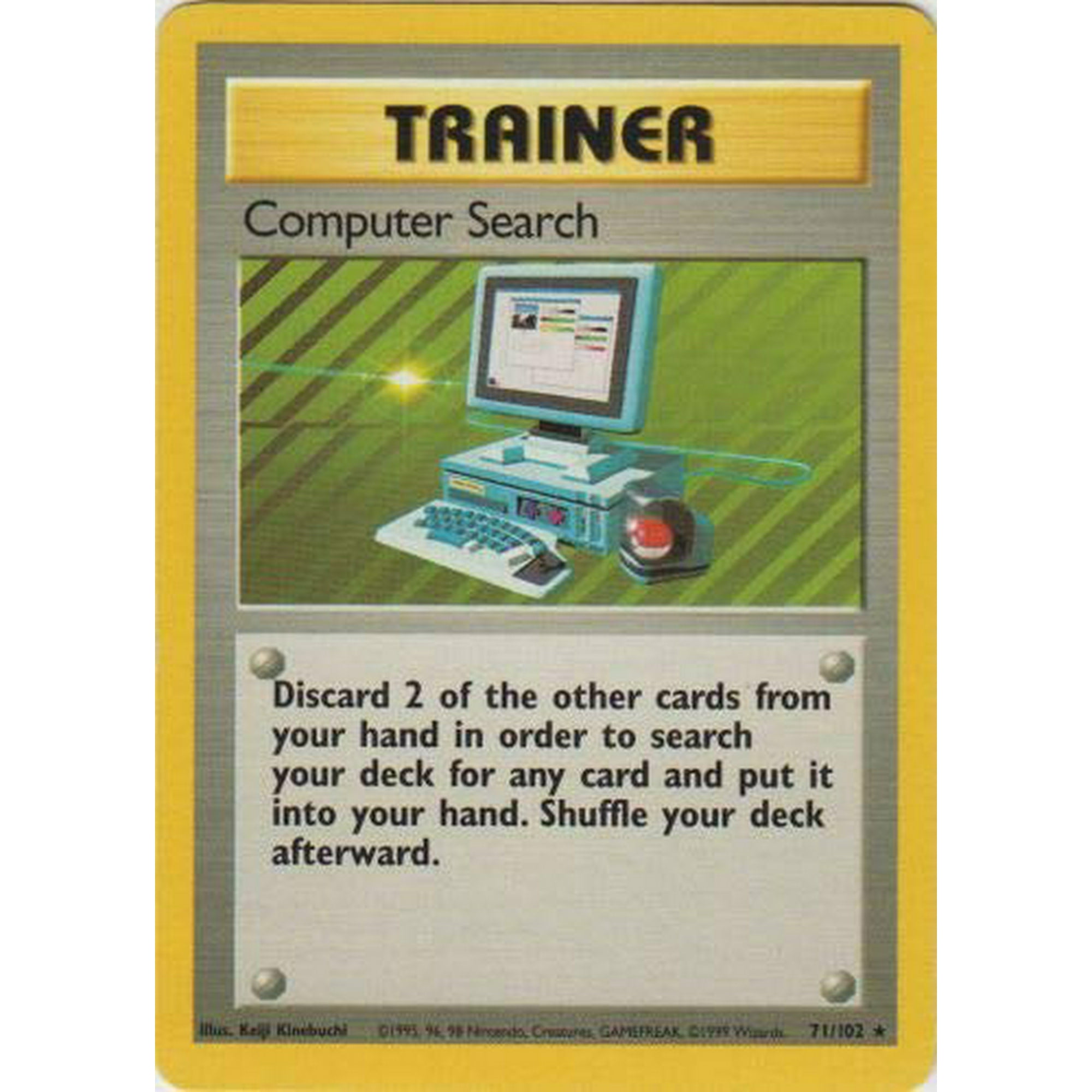 Carta Entrenador Pokémon Computer Search 71/102