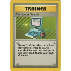 Trading Card Pokémon Computer Search Trainer 71/102