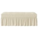 thumbnail image 5 of Protector De Muebles De Asiento De Banco De Cubierta De Banco Largo Para Sala De Estar Decoración De Hotel Beige, 5 of 5