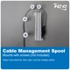 thumbnail image 4 of Organizador de pared con bobina de cable ICC ICACSWDS10, paquete de 10, 4 of 8