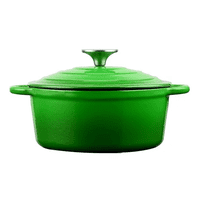 Genérico - Olla Hierro Redonda 31.5X25X12 Cm. Verde