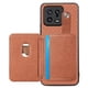 thumbnail image 3 of Funda Billetera Tejida para Xiaomi 13 con Soporte y Tarjetero Marrón, 3 of 4